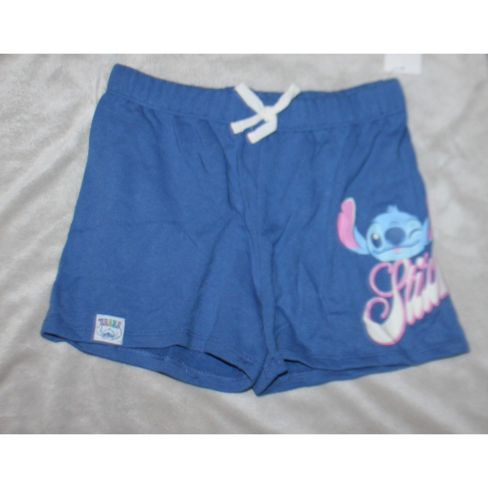 DISNEY Girls Lilo and Stitch Shorts blue Size S